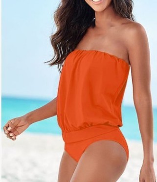 Ladies Bandeau Swimsuit Ivyshape