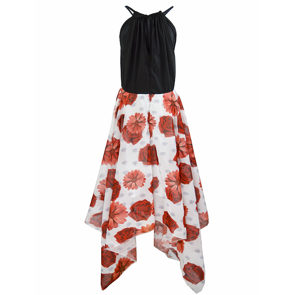 Women's Flower High-Low Dress Ivyshape