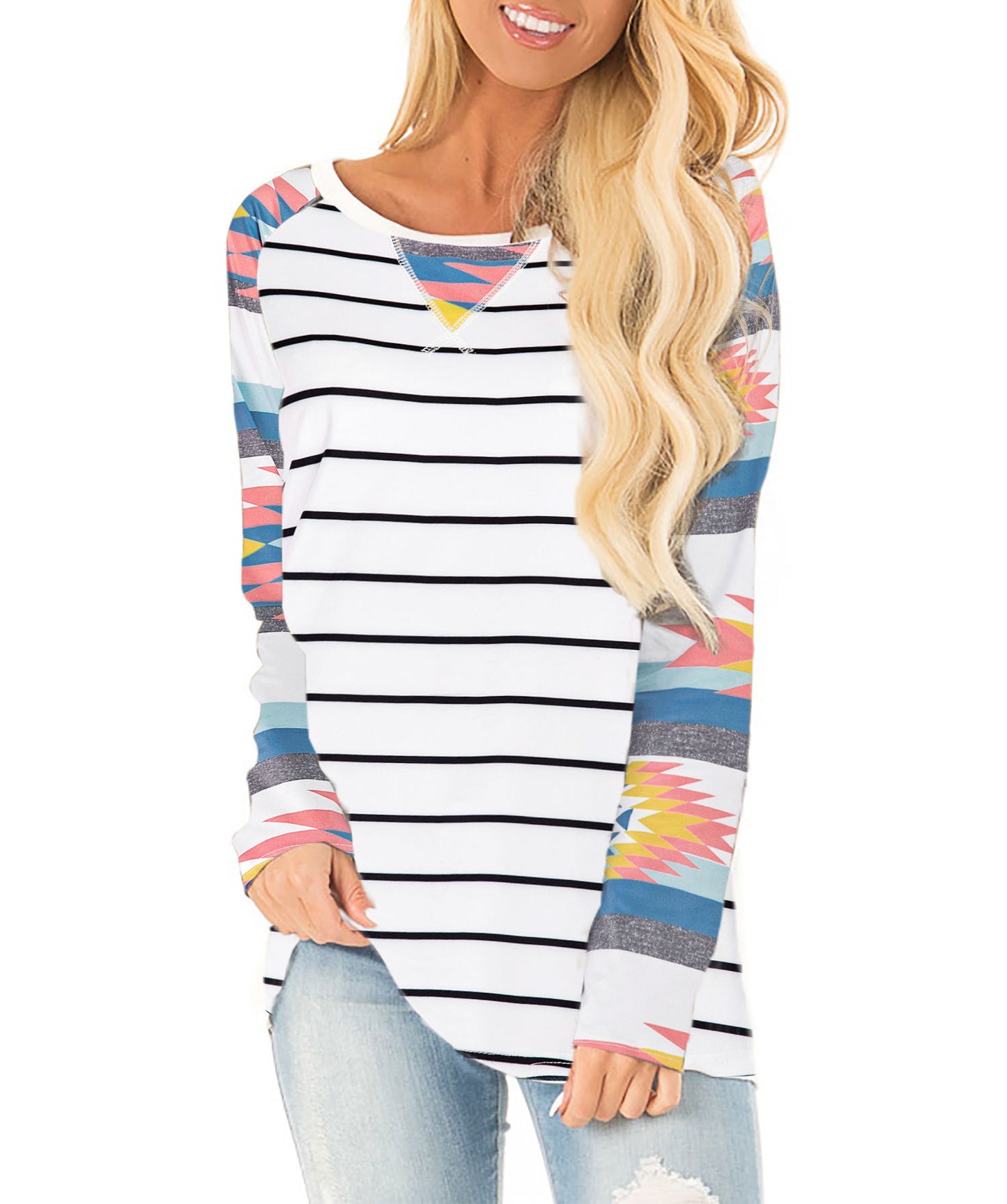 Ladies fashionable casual shirt Ivyshape