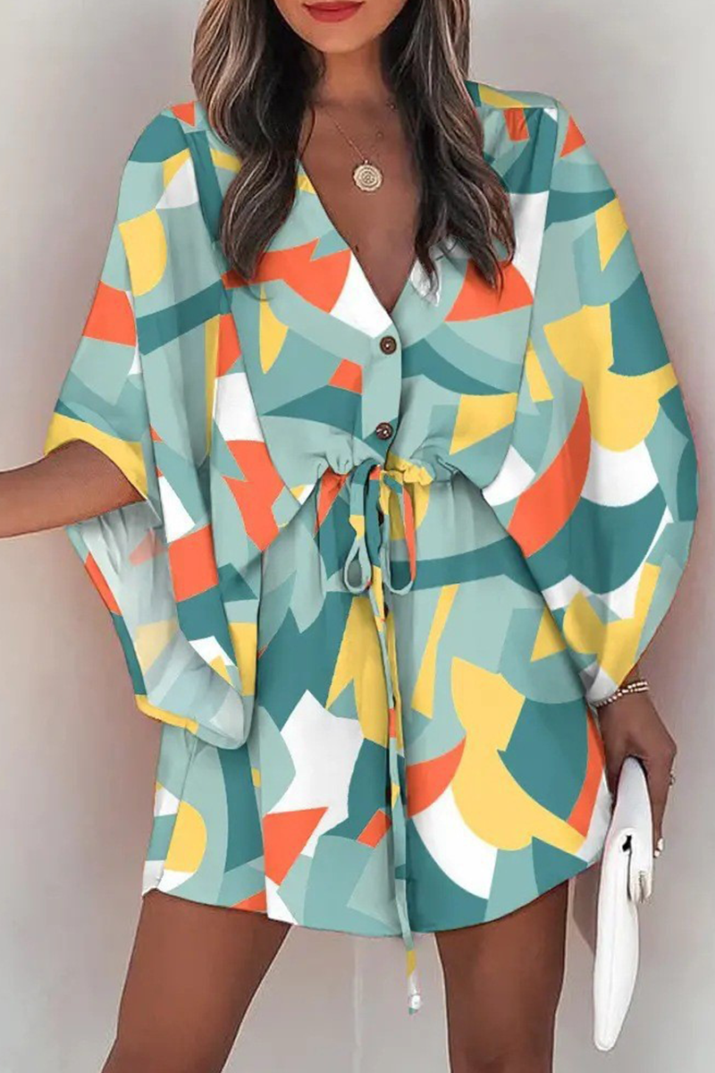 Summer Casual Boho Mini Dress | Ideal for Summer