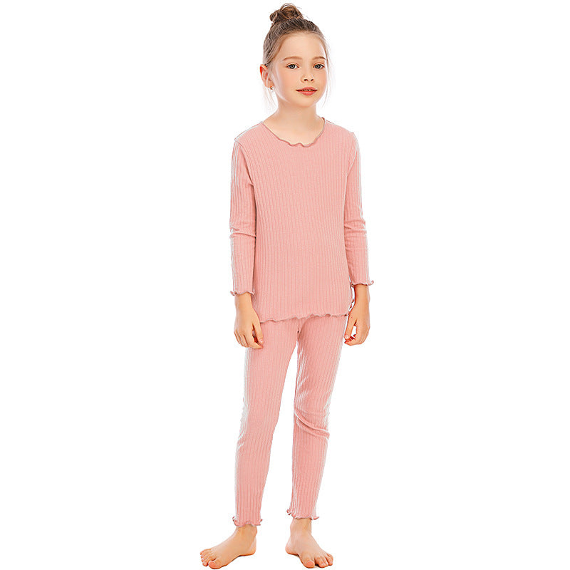 Women’s pajama set with charming ruffles Ivyshape