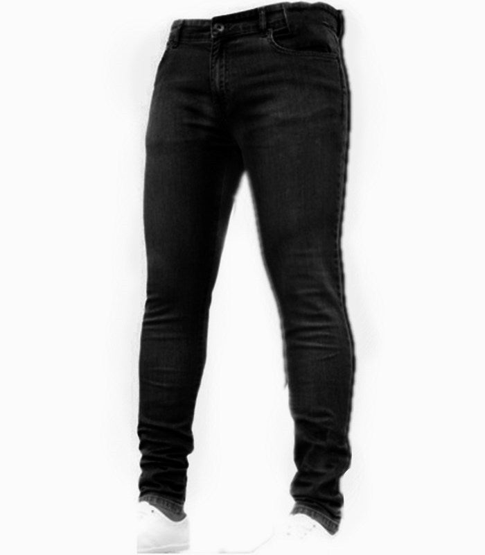 Men's Slim Fit Jeans with Stylish Stitching Details Ivyshape
