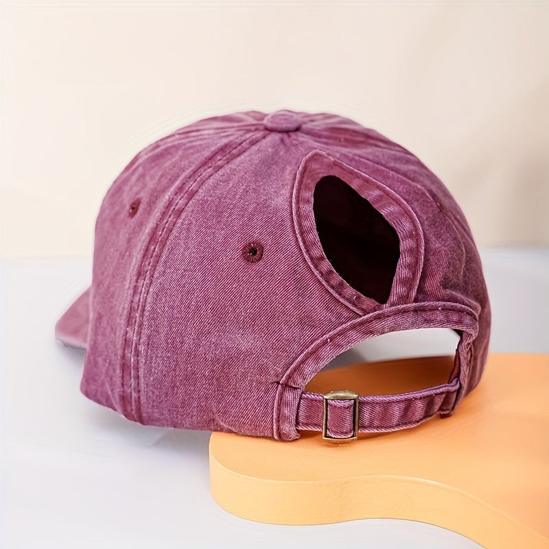 Ivyshape | Ponytail Baseball Cap With Breathable Comfort and UV Protection