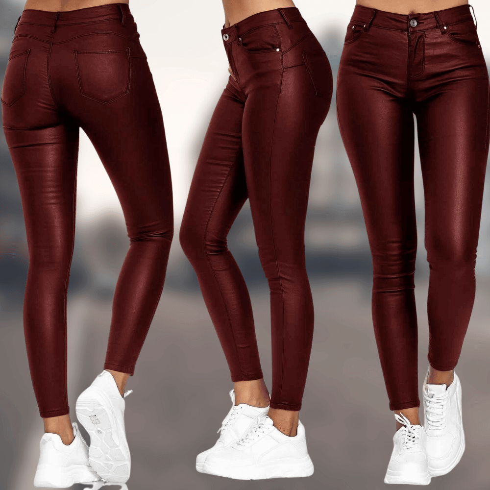 Ivyshape | The Elegant and Comfortable Leather Pants