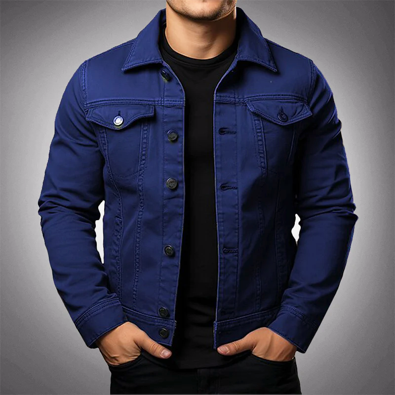 Ivyshape | Denim Jacket for Men for Comfort Versatility