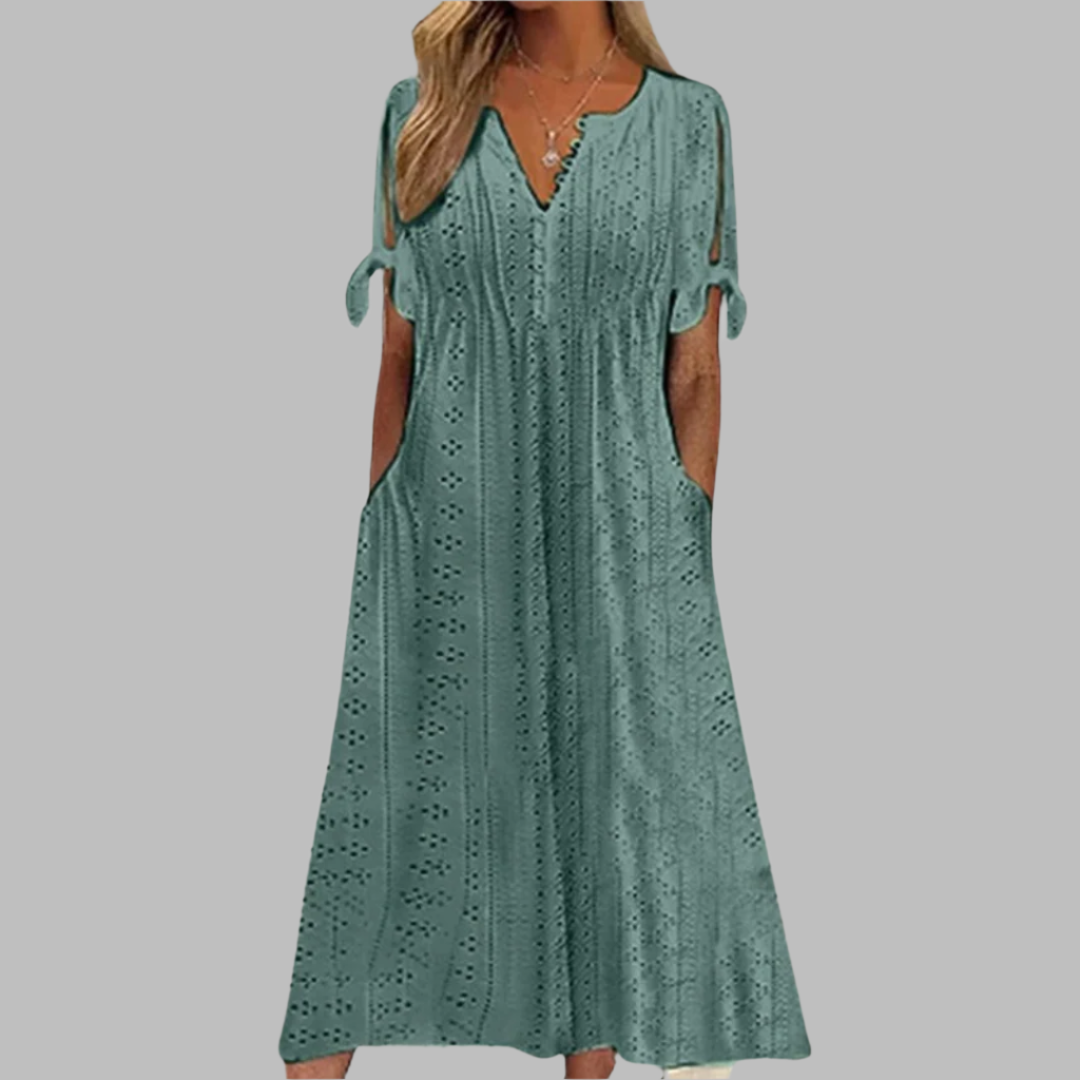 IvyShape | Elegant Summer Boho Midi Dress
