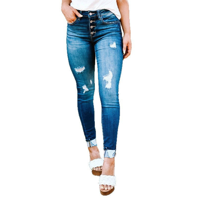 Ladies Skinny Jeans Ivyshape