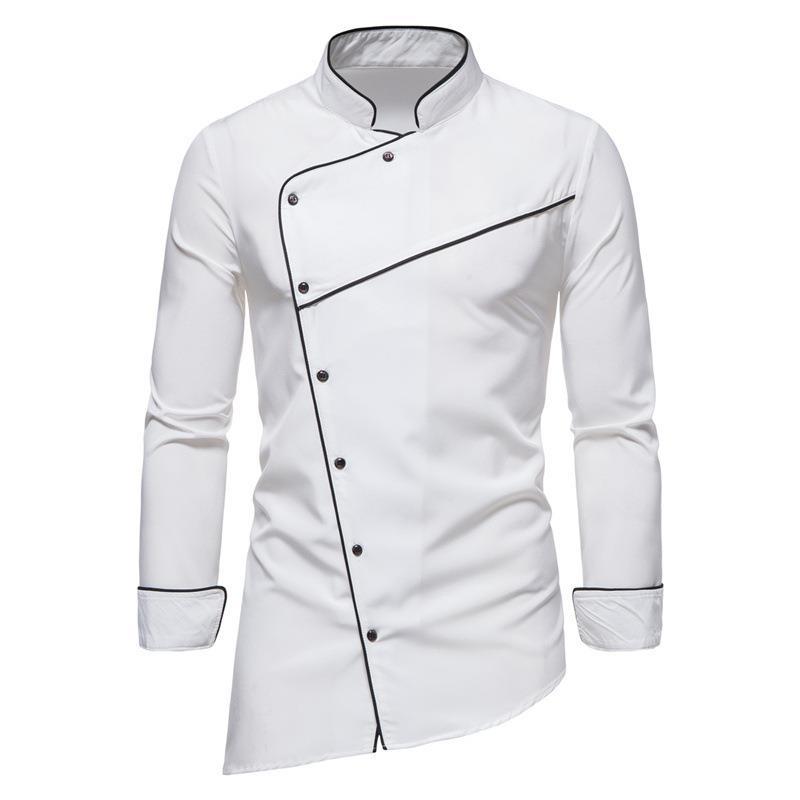 Men's chef jacket with elegant contrasts and high-quality workmanship Ivyshape