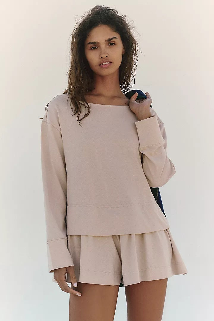 Women’s skater dress with wide top and flattering skirt part Ivyshape