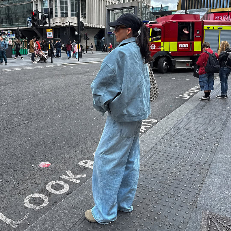 Women Oversized Suede Jacket Ivyshape