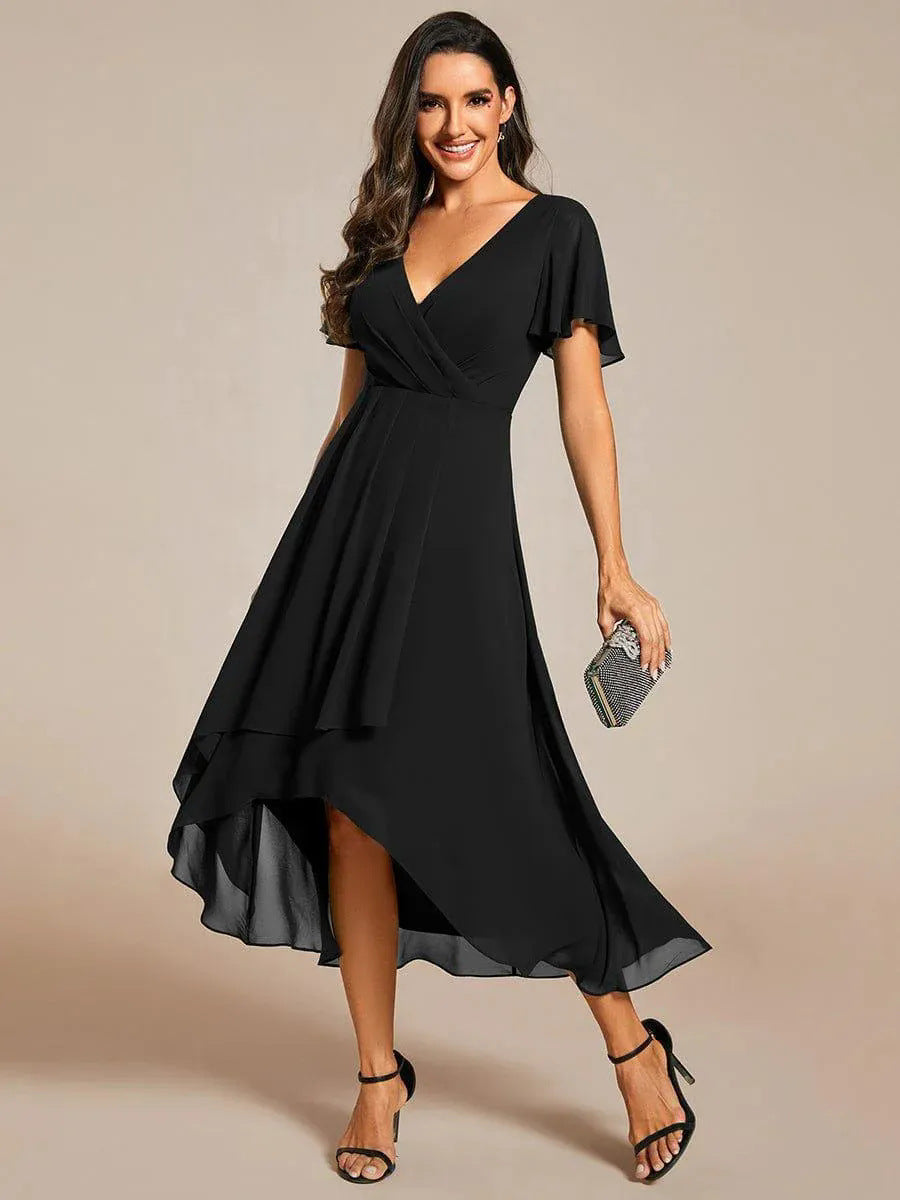 Ladies stylish wrap dress Ivyshape