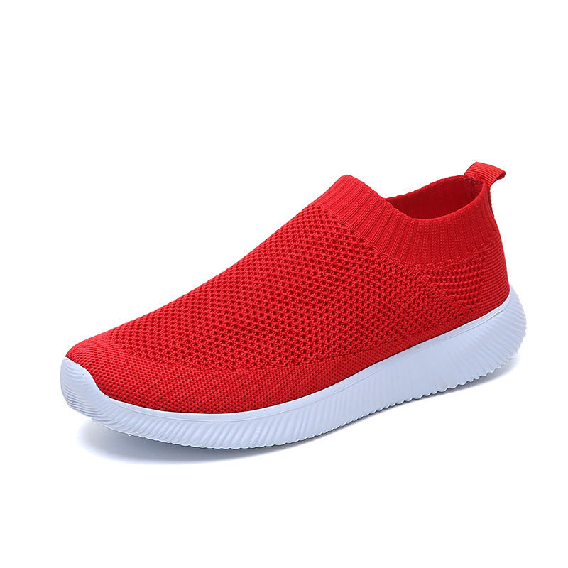 Women's Breathable Slip-On Sports Shoes with Elastic Upper Ivyshape