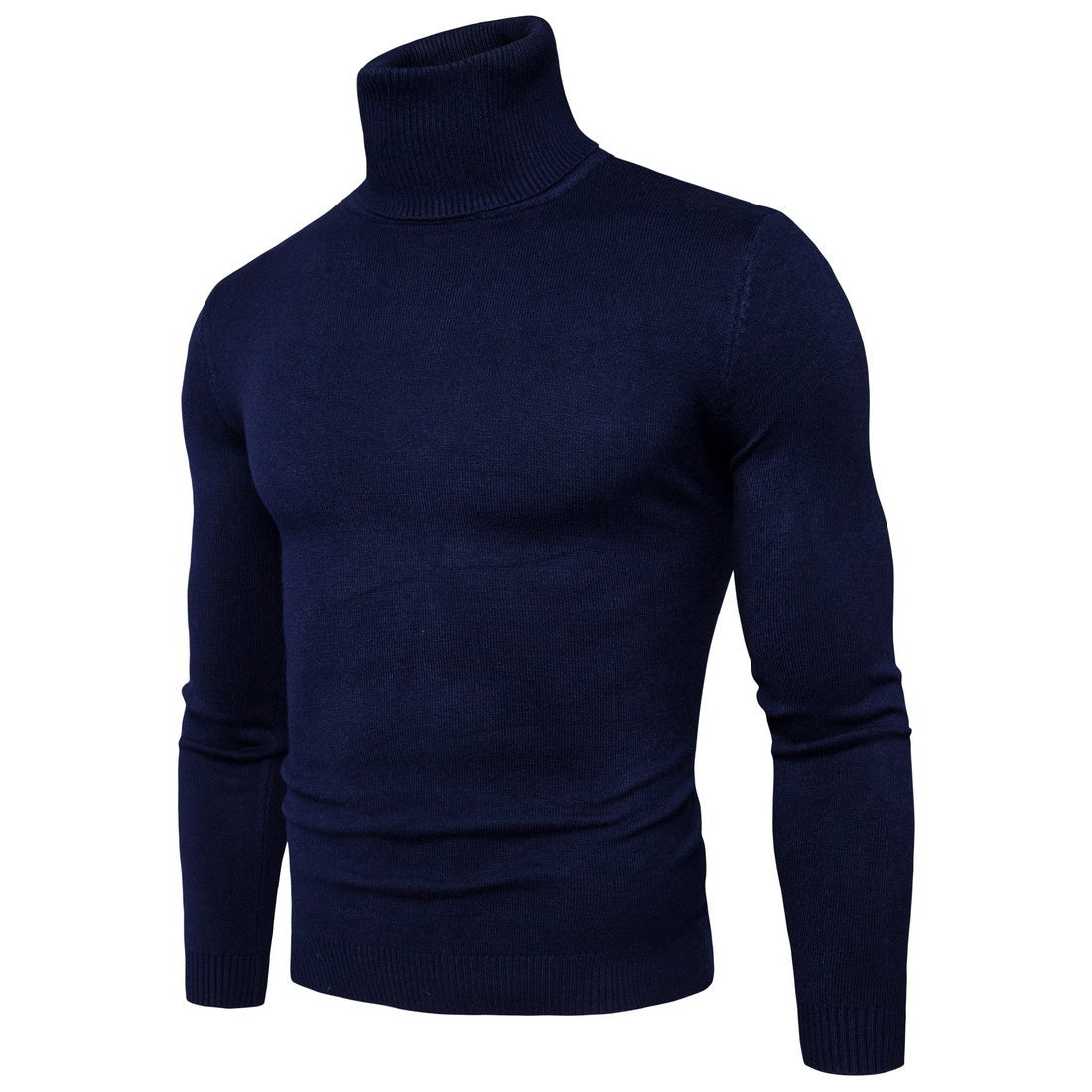Men's turtleneck sweater made of fine merino wool Ivyshape