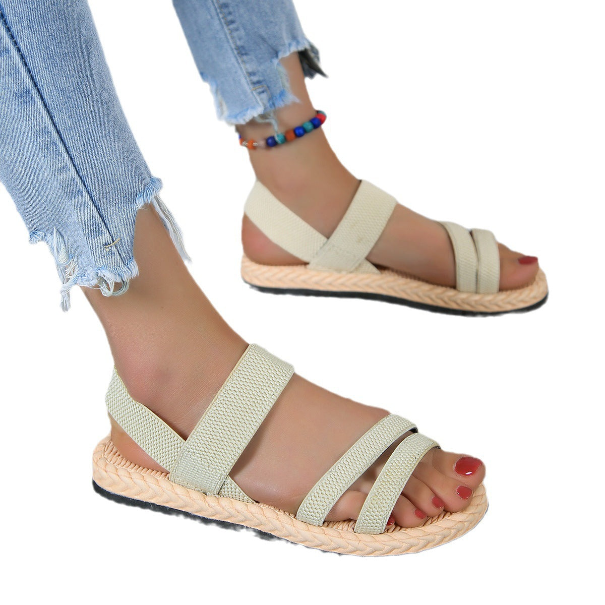 Women's Comfortable Sport Sandals with Wide Straps and Stylish Sole Ivyshape