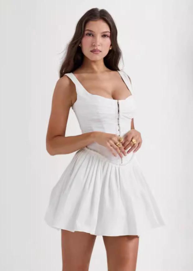 Ivyshape | Corset Flare Mini Dress
