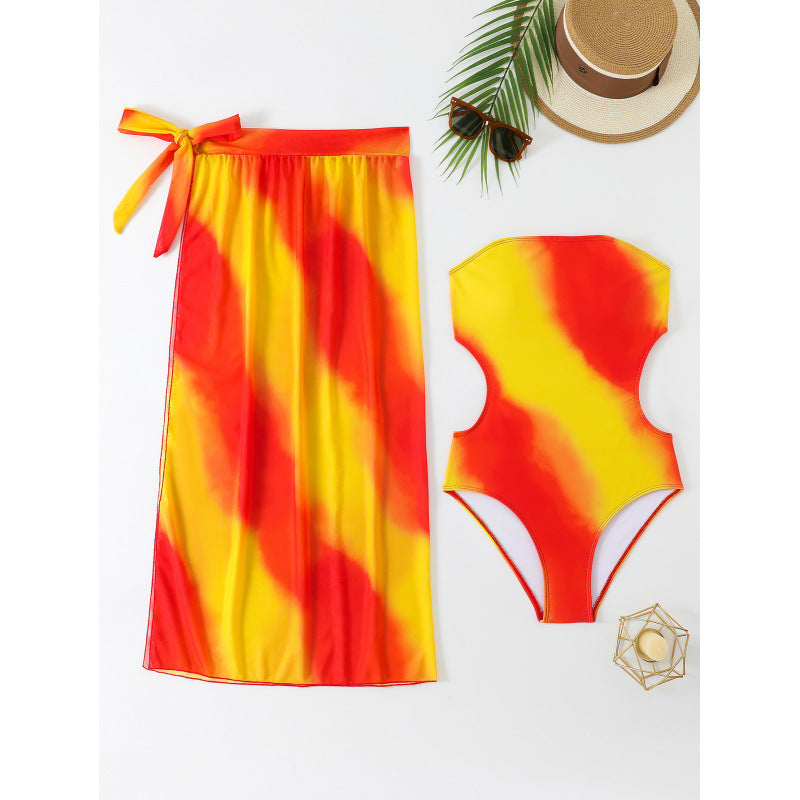 Women’s swimsuit with fashionable cover-up Ivyshape