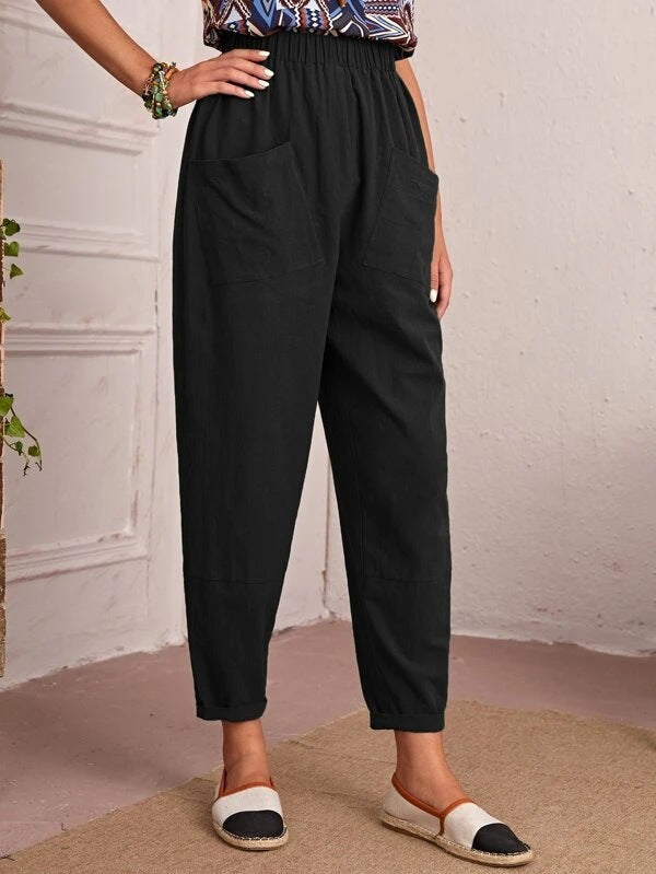 Women's Relaxed Fit Utility Pants Ivyshape