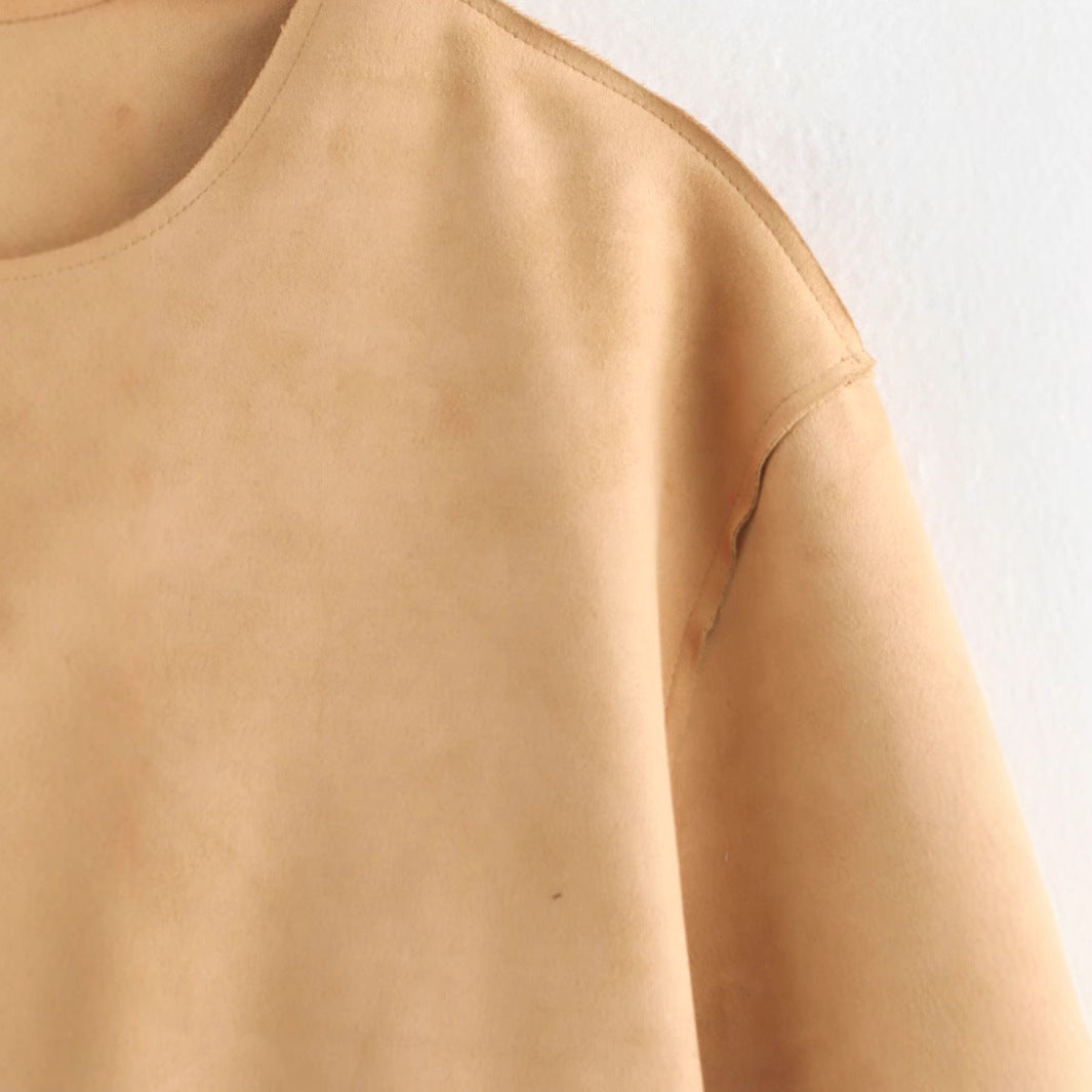 Women Fashion Short Sleeve Sweater Jacket with Practical Pockets and Elegant Buttons Ivyshape