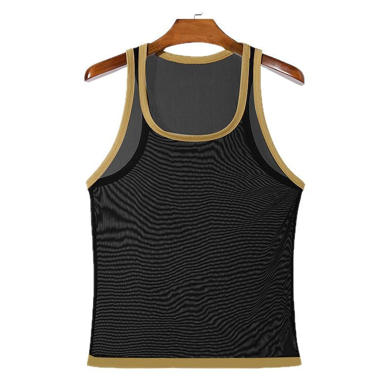 Unisex Sporty Tank Top with breathable material and racerback design Ivyshape