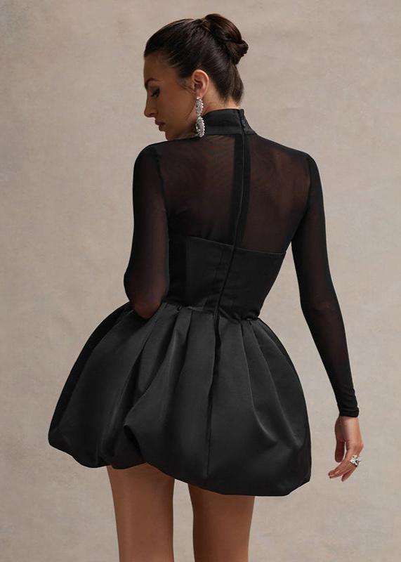 Ivyshape | Balloon-Skirt Mini Dress
