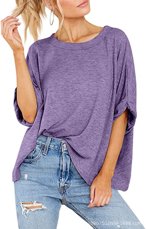 Ladies casual oversized T-shirt Ivyshape