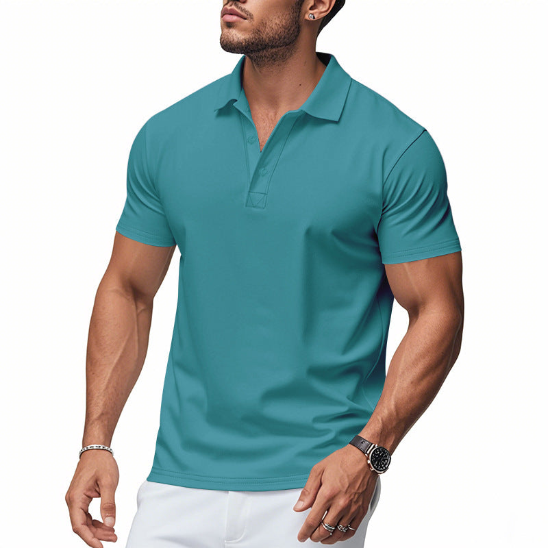 Men's polo shirt with modern quick-drying fabric and elegant fit Ivyshape