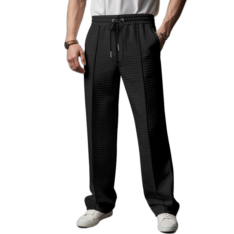 Men's Casual Sports Pants with Comfortable Drawstring and Breathable Fabric Ivyshape