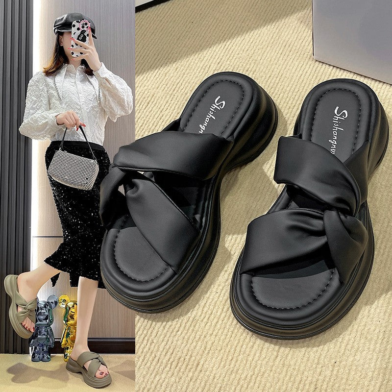 Women's stylish slippers Ivyshape