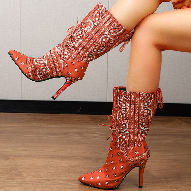 Ladies High Heels Boots Ivyshape