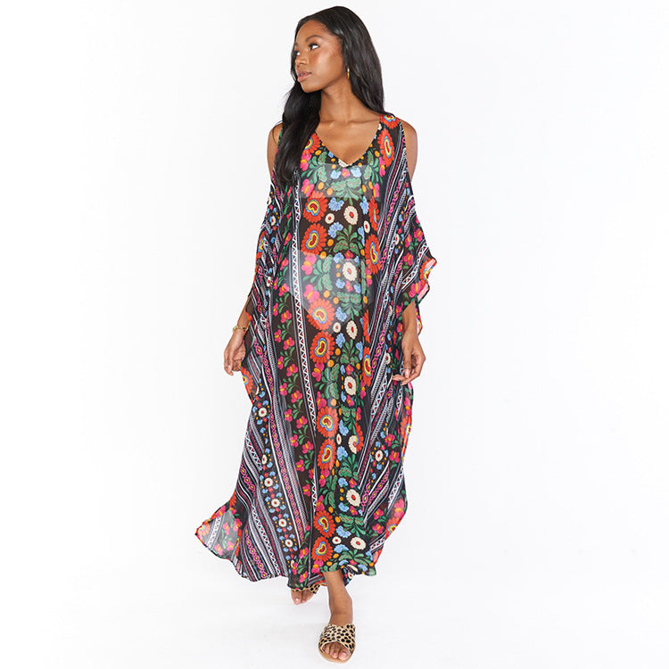 Women's summer dress in boho style Ivyshape