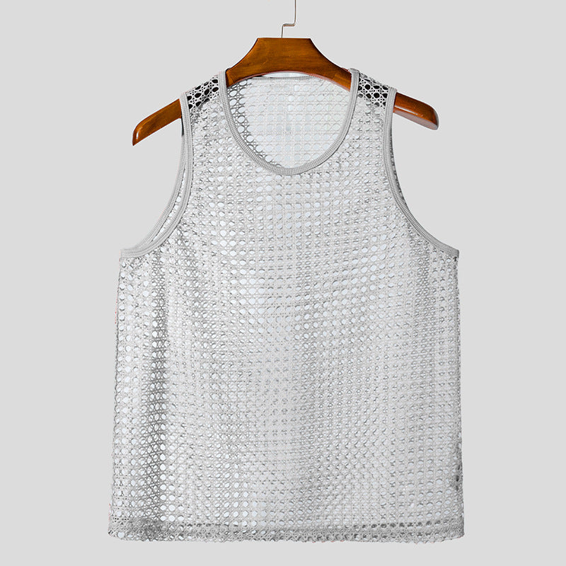 Men's Mesh Sports Tank Top Ivyshape