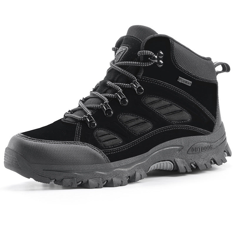 Ladies durable waterproof hiking boots with high-grip sole IvyShape