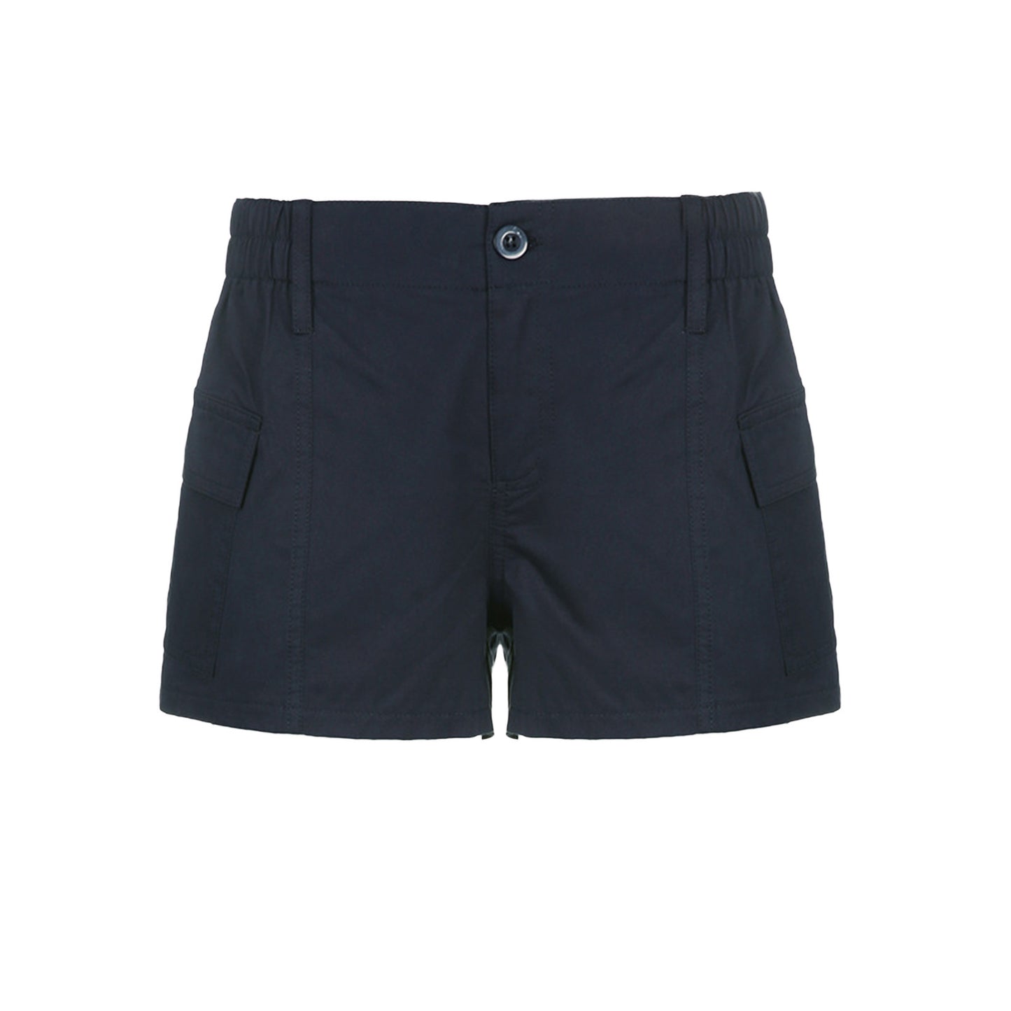 Women's utility shorts with practical pockets and elastic waistband Ivyshape