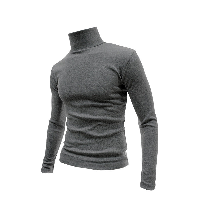 Men's High Quality Stand Collar Sweater Made of Soft Material Ivyshape