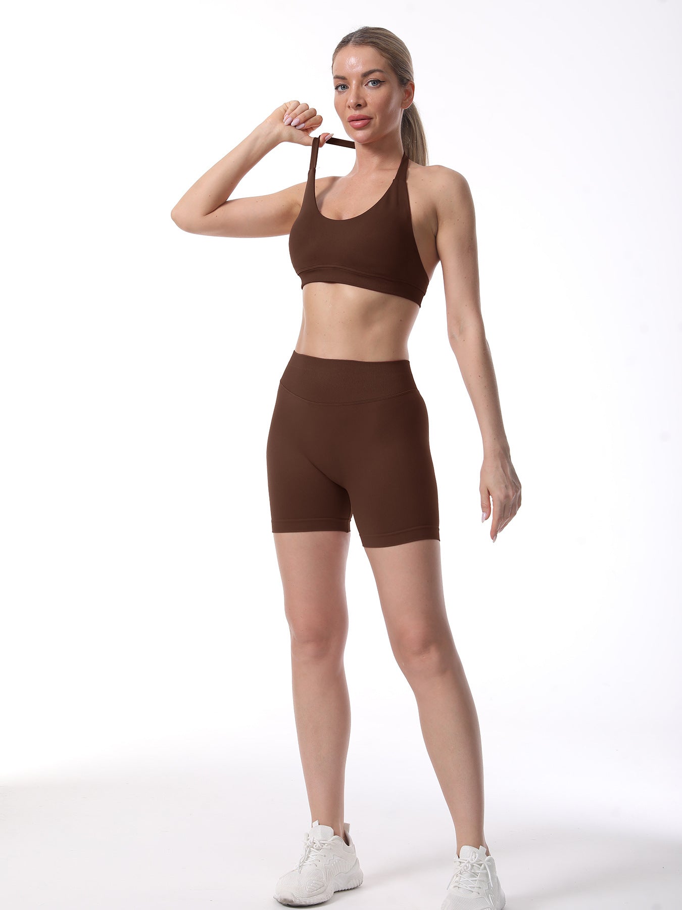 Women’s Sports Bra and Shorts Set Ivyshape