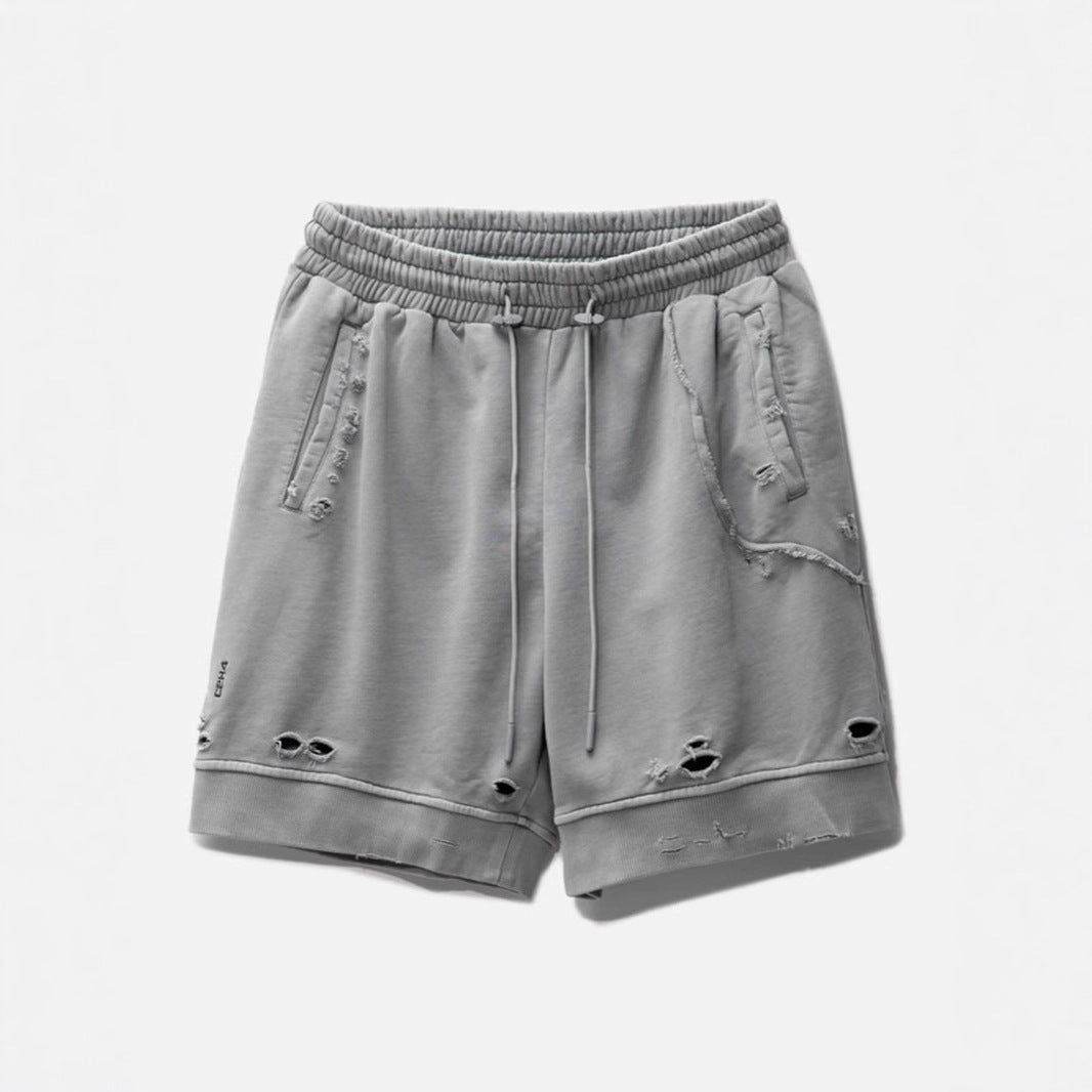 Women Fashionable Destroyed Shorts Ivyshape