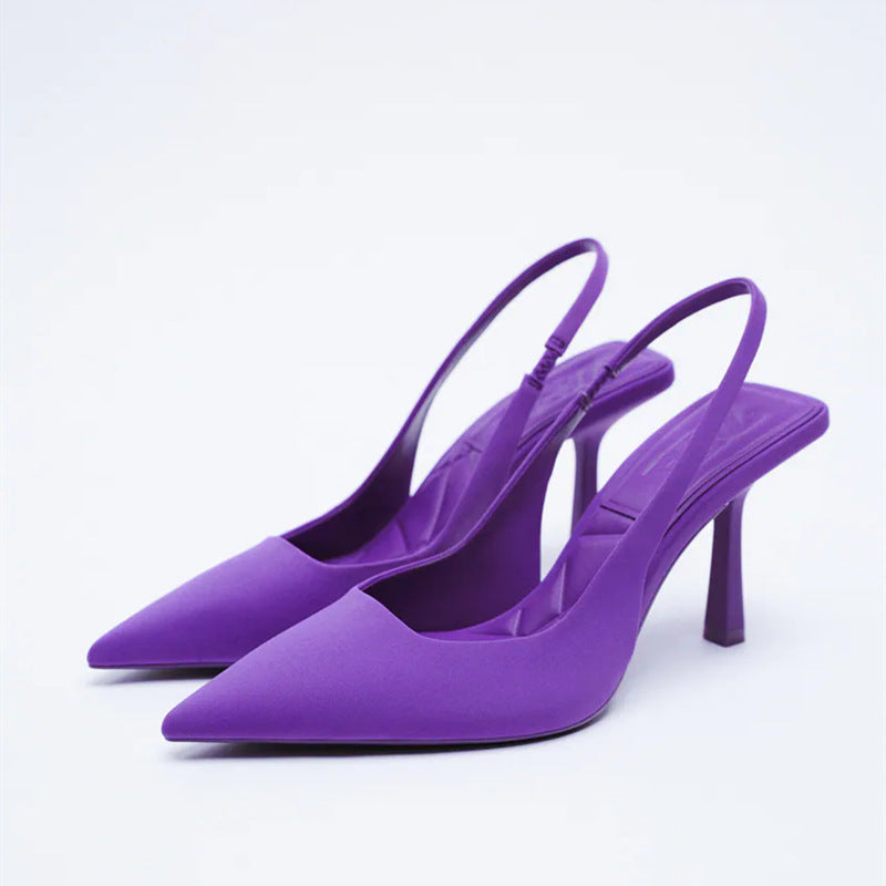Women Elegant Slingback Pumps with Pointed Design and Comfortable Outsole Ivyshape
