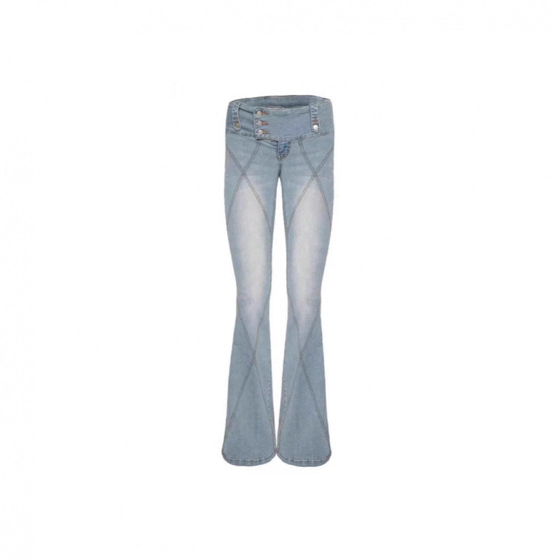 Ladies Flared Jeans Ivyshape