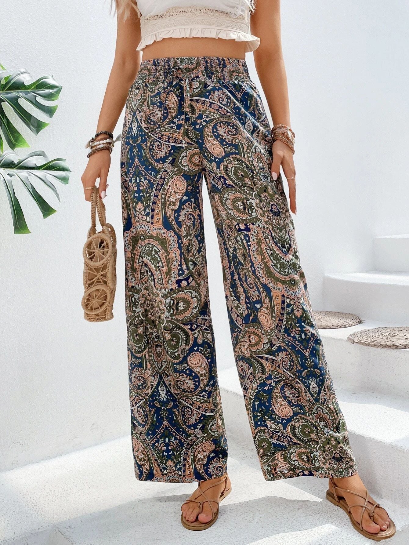 Women's Wide Palazzo Pants Ivyshape