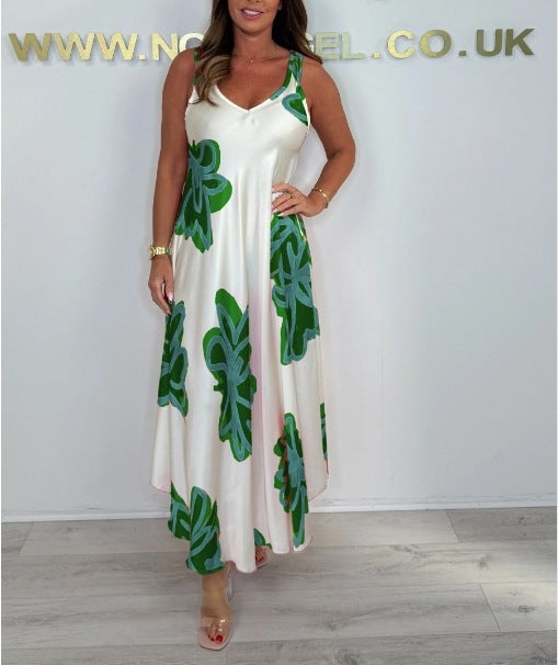 Women Elegant Floral Maxi Dress Ivyshape
