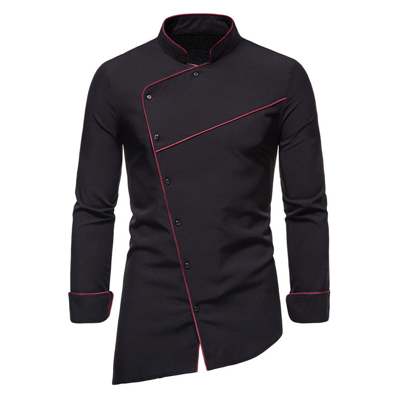 Men's chef jacket with stylish accents and professional cut Ivyshape