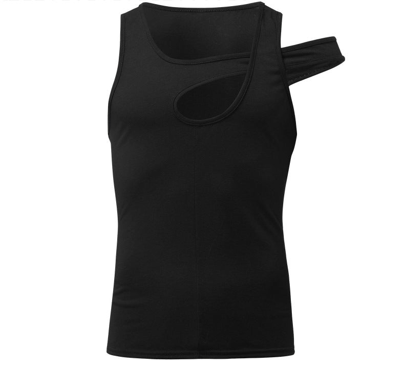 Men's Sports Sleeveless Tank Top with Creative Design Ivyshape