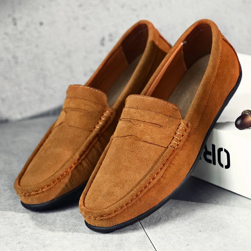 Ivyshape | Classic Suede Loafers for Men