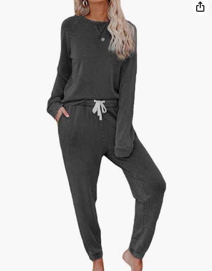 Women's Long Sleeve T-shirt Trousers Suit Women Ivyshape