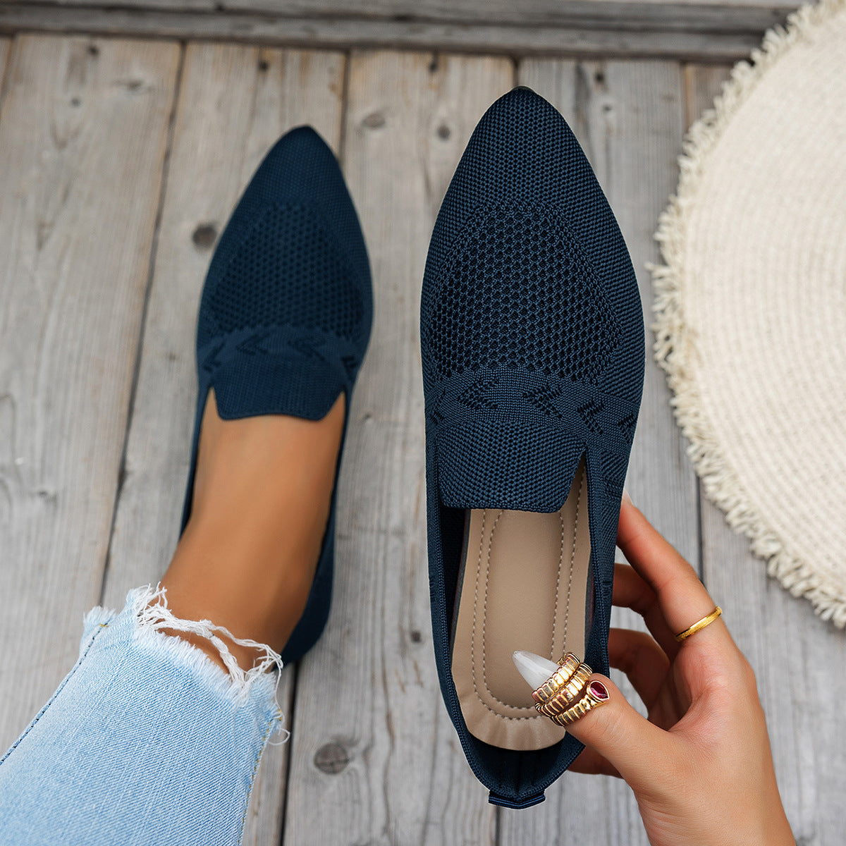 Women's breathable slip-ons with Flex technology Ivyshape