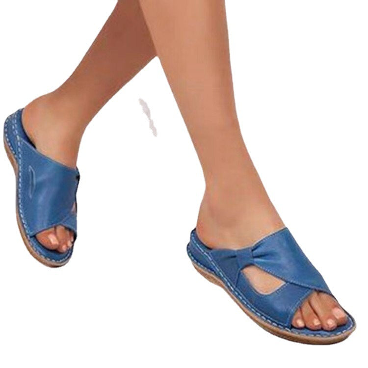 Women's Comfortable Slippers with Fashionable Strap Design and Health-Promoting Footbed Ivyshape