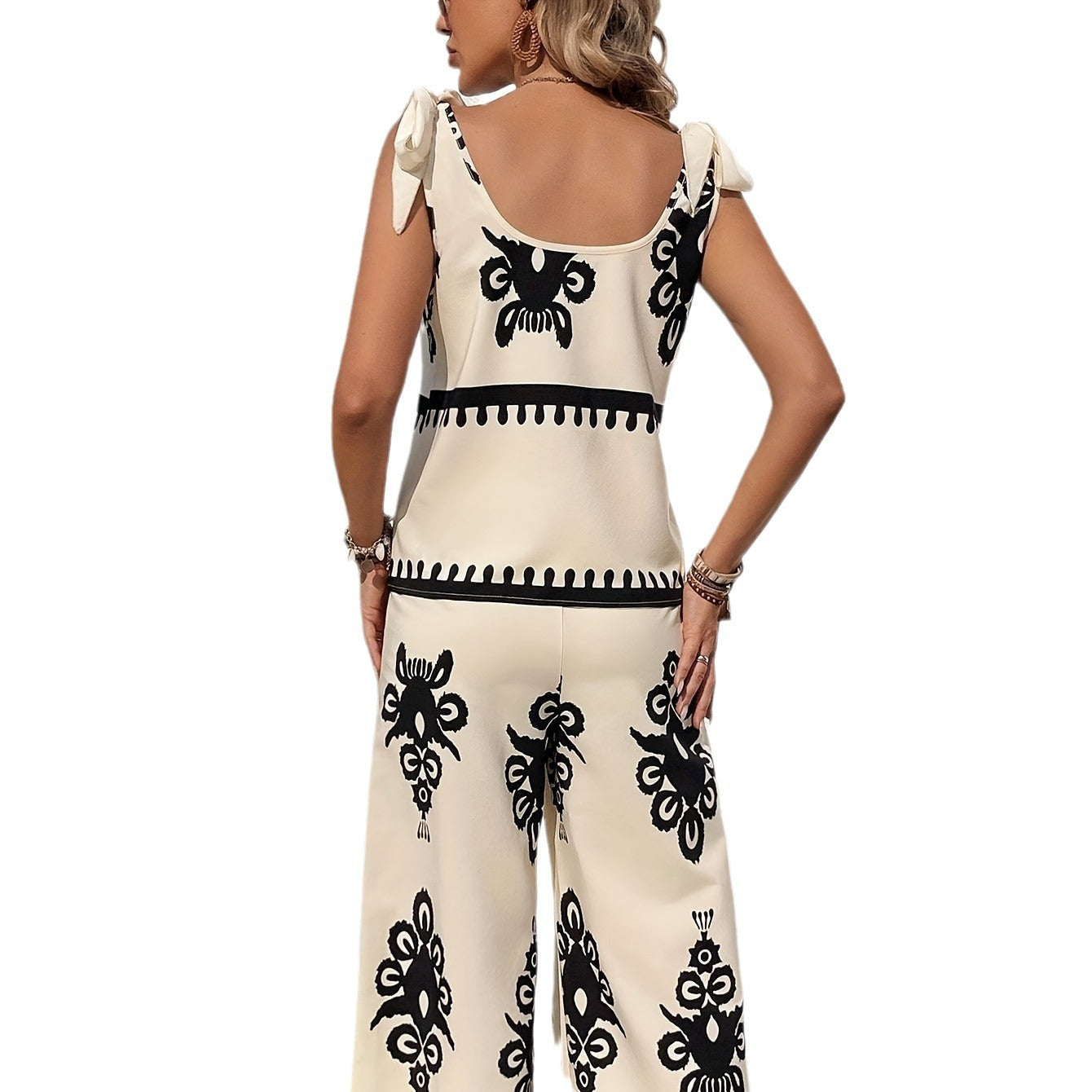 Women embellished two-piece set Ivyshape