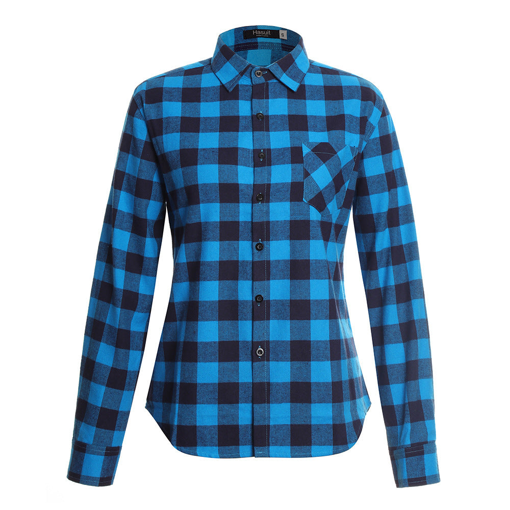 Women's career shirt made of high-quality cotton blend Ivyshape