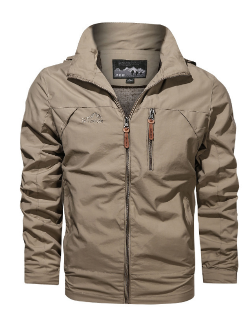 Ivyshape | Rain jacket with hood for men