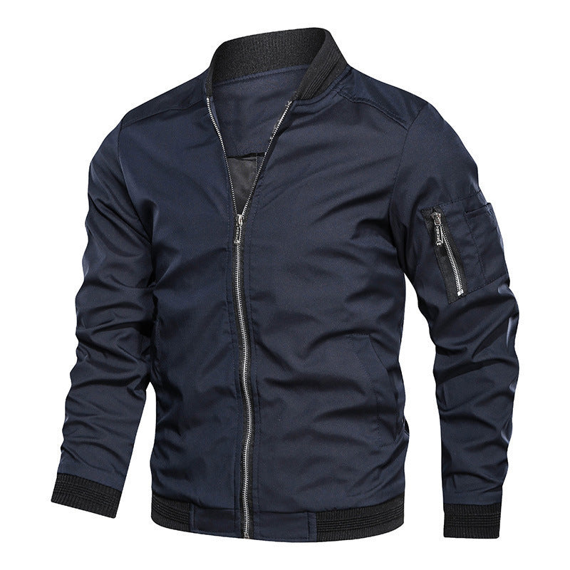Ivyshape | Classic Style Bomber Jacket for Men